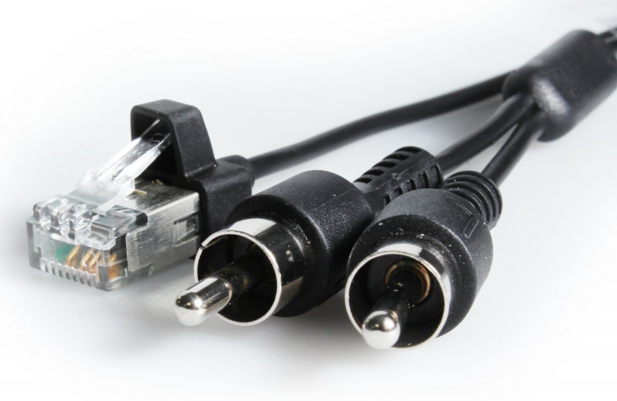 2 X RCA Han => RJ45