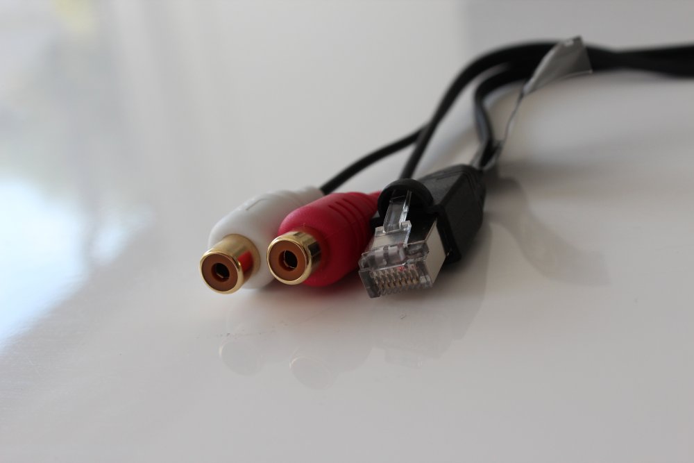 2 x RCA Hun => RJ45