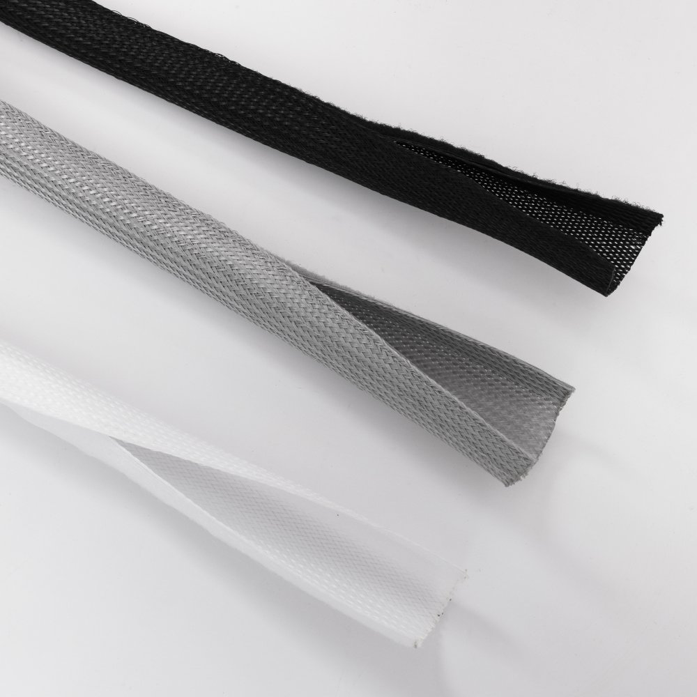 Kabelstrømper med velcro hvid