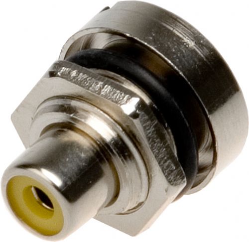 AV Phono stik gul female for inst. box