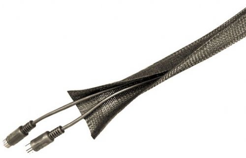 Kabelstrømper med velcro grå