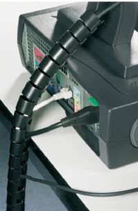Spiral Cable Wrap - Hvid